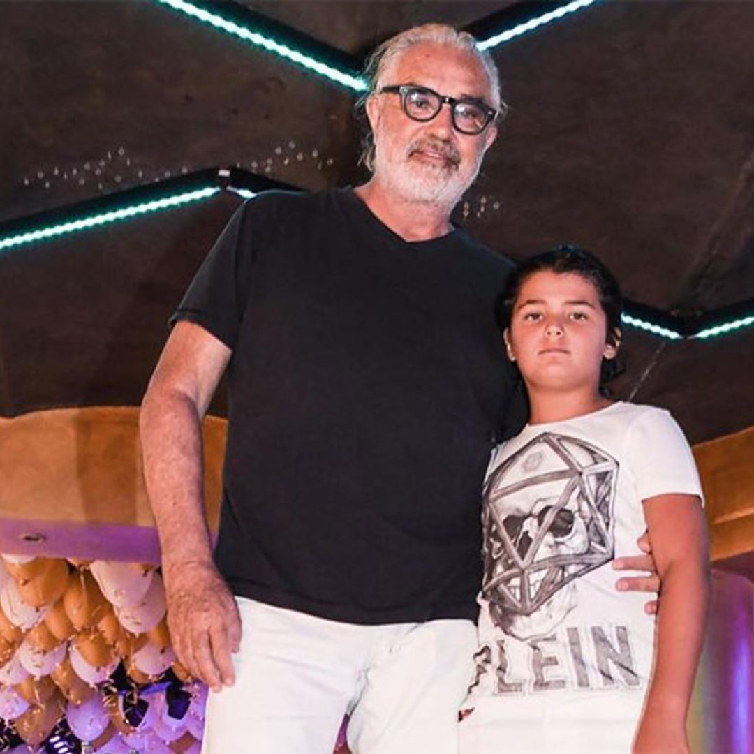 ¡Presente y futuro! Briatore presenta a su heredero en una gran fiesta