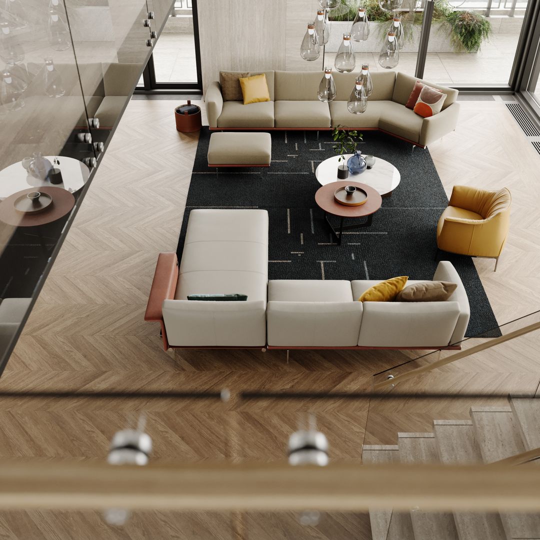 De salón aburrido a espacio acogedor: ideas para crear un ambiente único con varios sofás