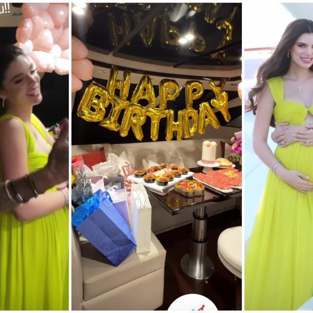 A bordo de un yate, Nadia Ferreira celebra su cumpleaños con Marc Anthony y sus amigos