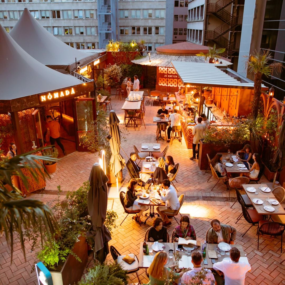 Terraza del restaurante Nómada en Madrid