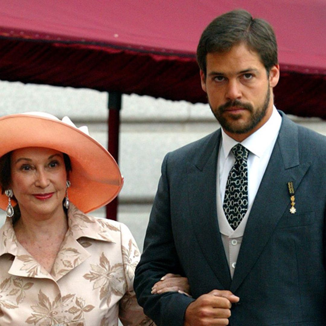 La emotiva despedida de Luis Alfonso de Borbón a su abuela