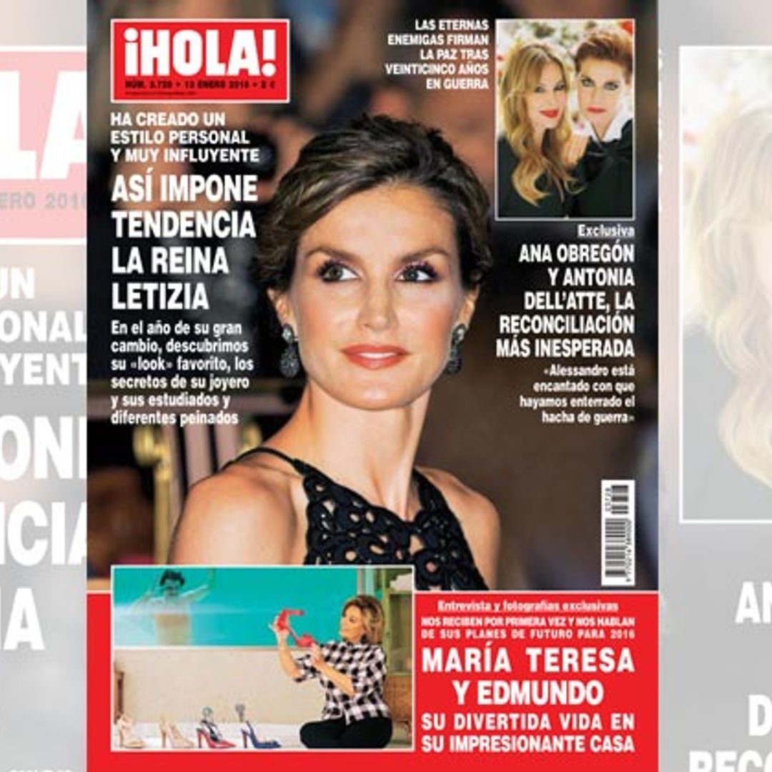 En ¡HOLA!, así impone tendencia la reina Letizia