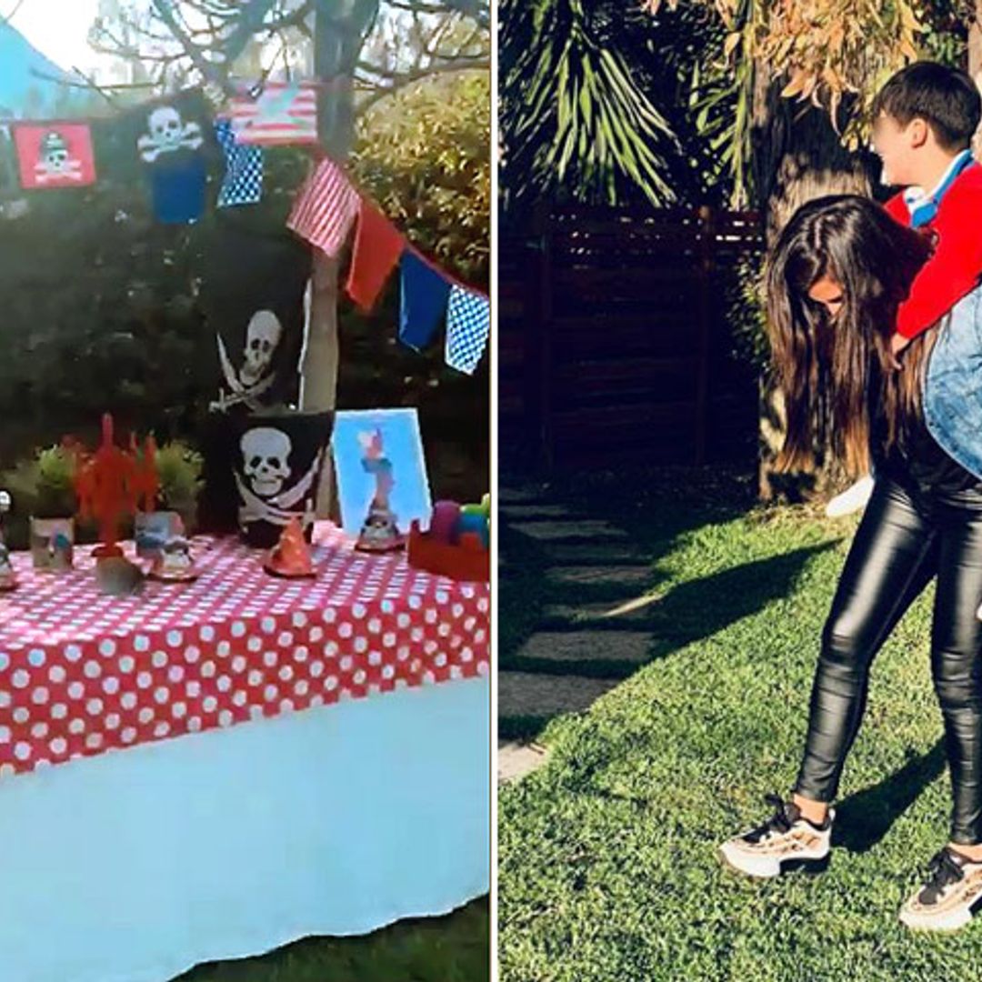 Piratas y castillos hinchables: lo que no se vio del cumpleaños del hijo de Isa Pantoja