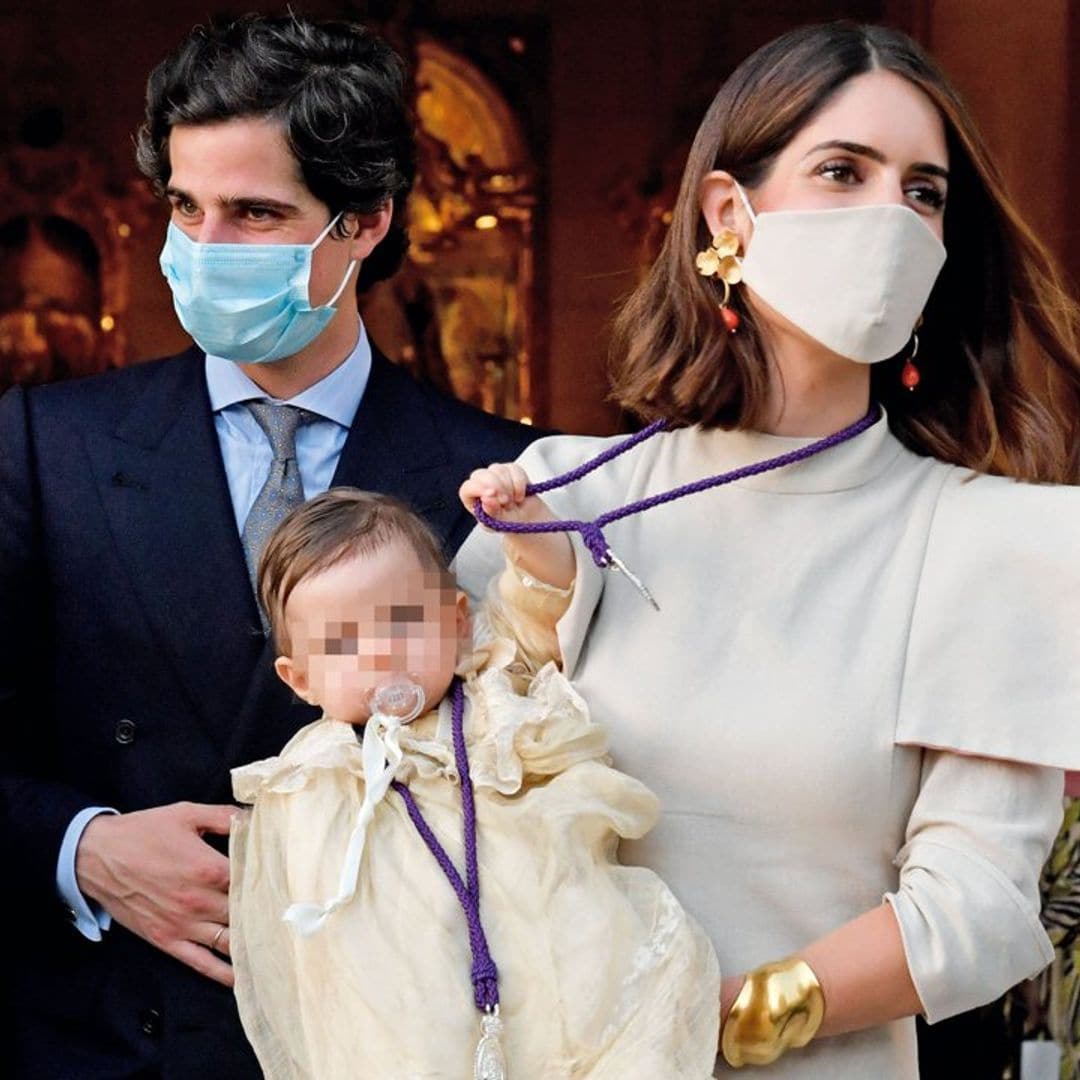 Los detalles inéditos y las imágenes no vistas del bautizo de la hija de los duques de Huéscar