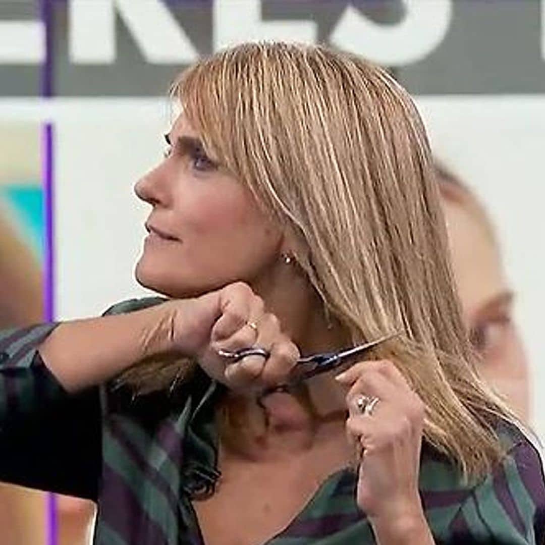 Lourdes Maldonado se corta el pelo en directo en apoyo a las mujeres iraníes