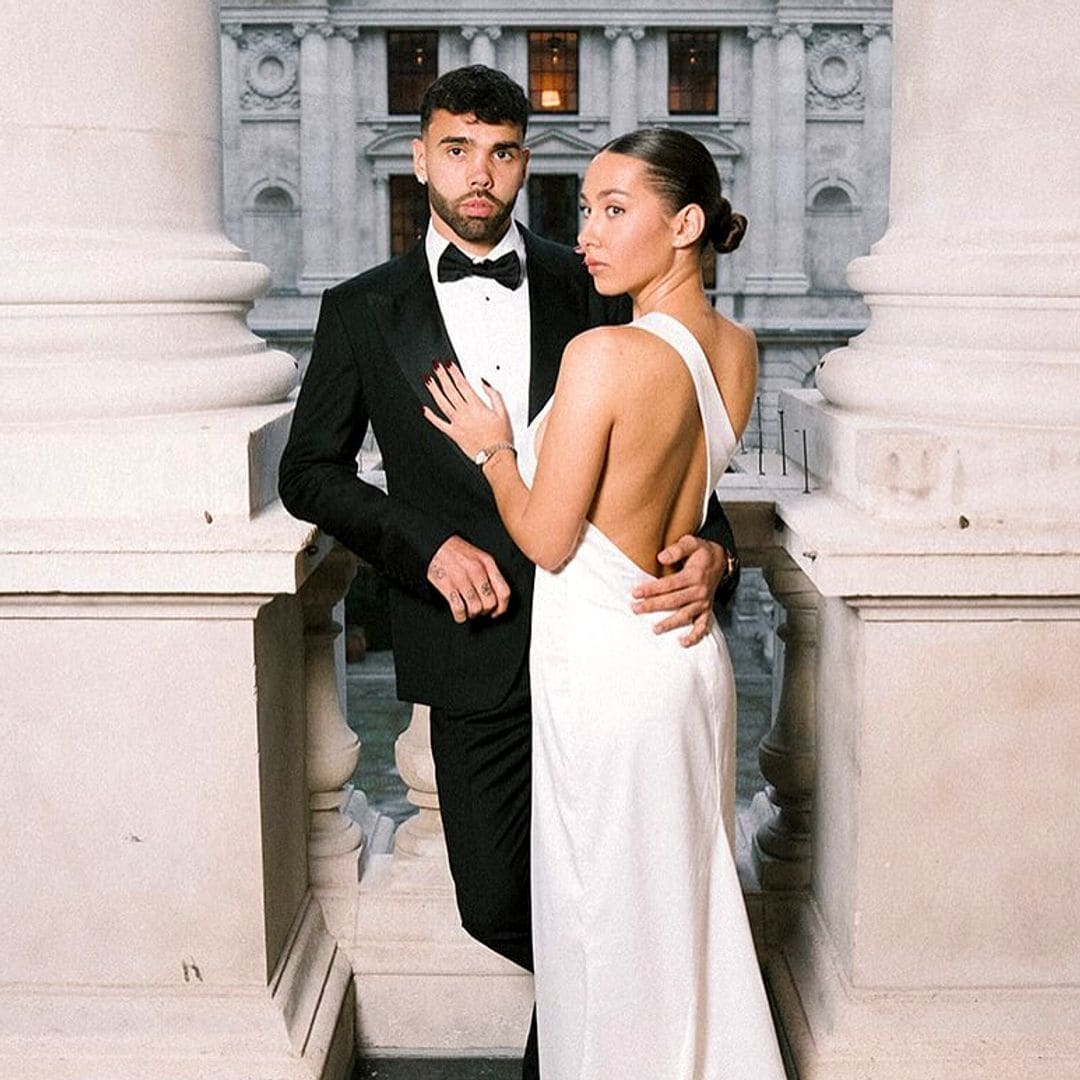 Las espectaculares fotos del futbolista David Raya y Tatiana Trouboul en plenos preparativos para su boda