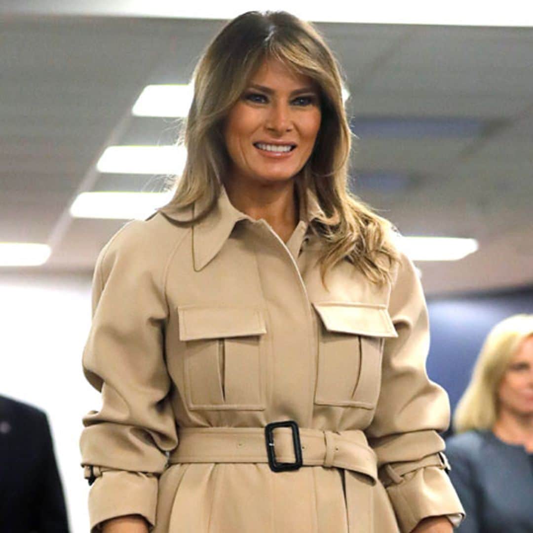 La apuesta ganadora de Melania Trump en su reaparición ante los medios