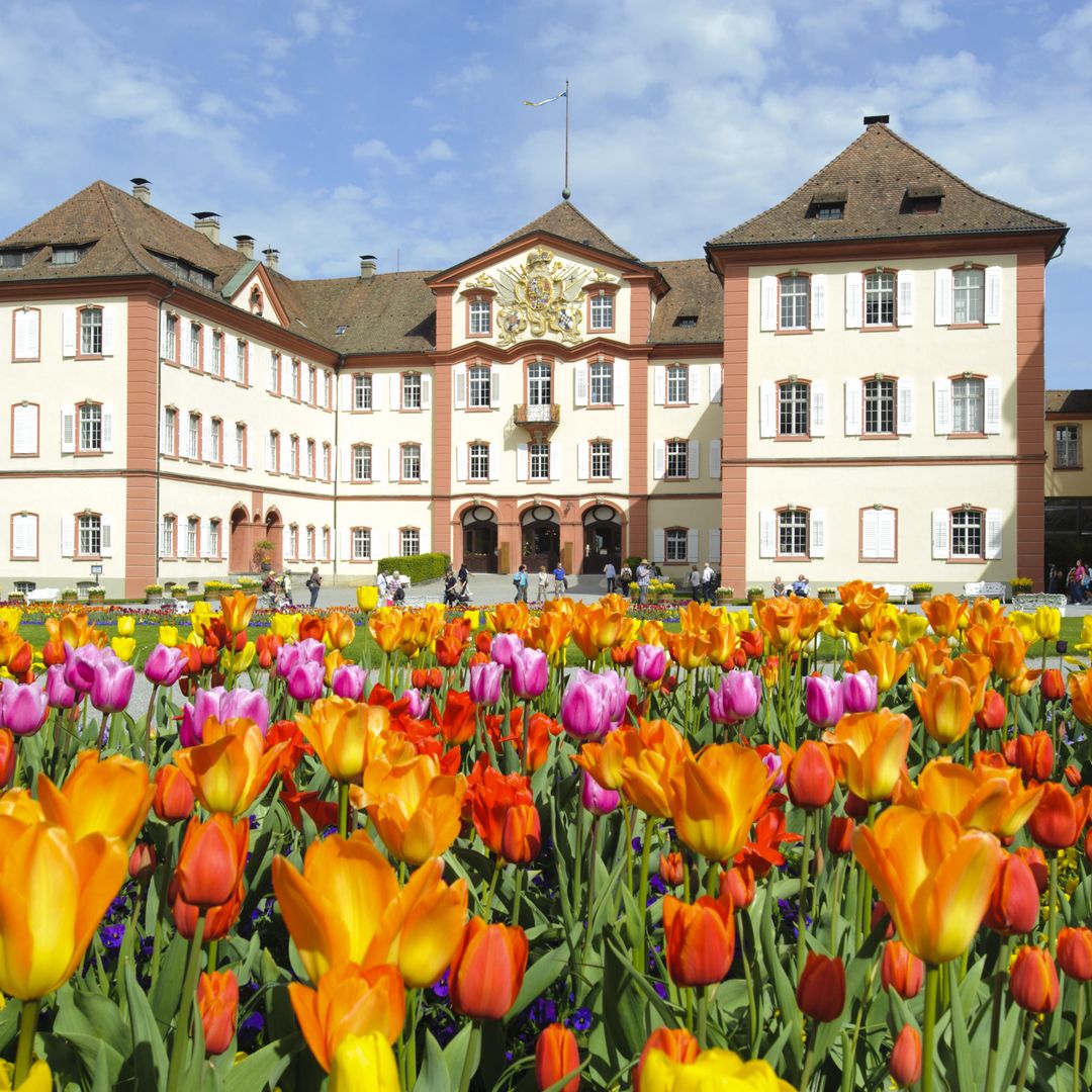 Castillo de la isla de Mainau, lago Constanza, Alemania