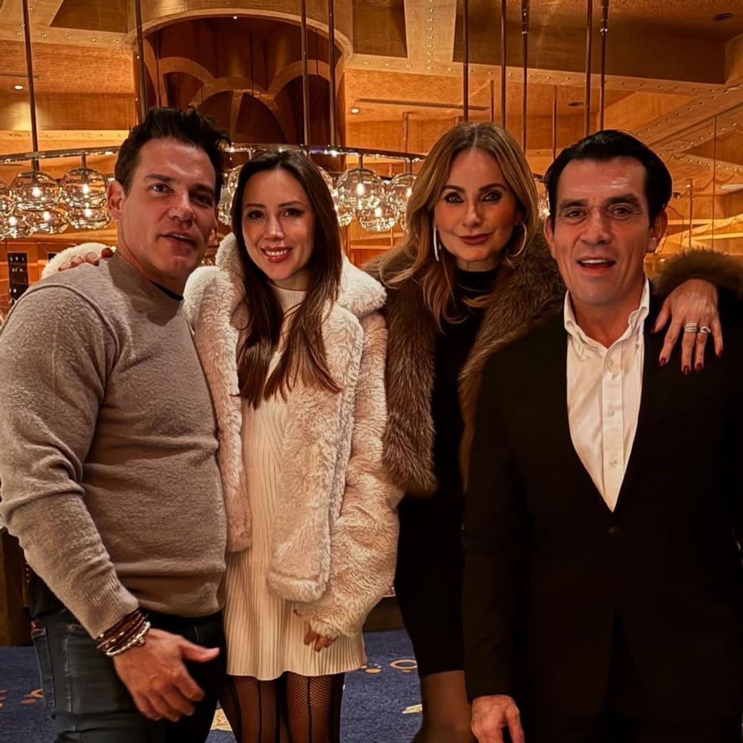 Jorge Salinas y Elizabeth Álvarez disfrutan de Las Vegas con Cristian de la Fuente y su novia