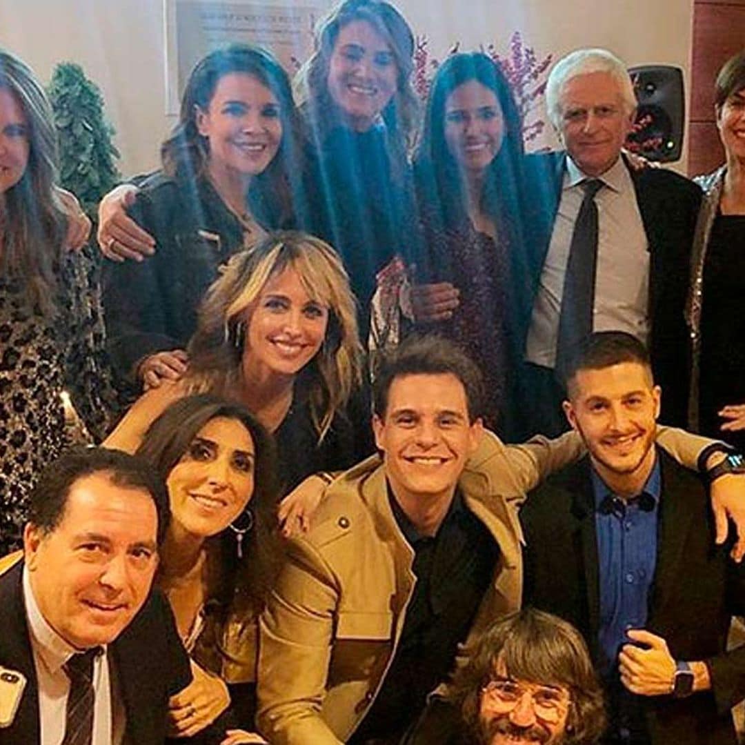 Toñi Moreno celebra junto a sus compañeros la última Navidad antes de ser madre