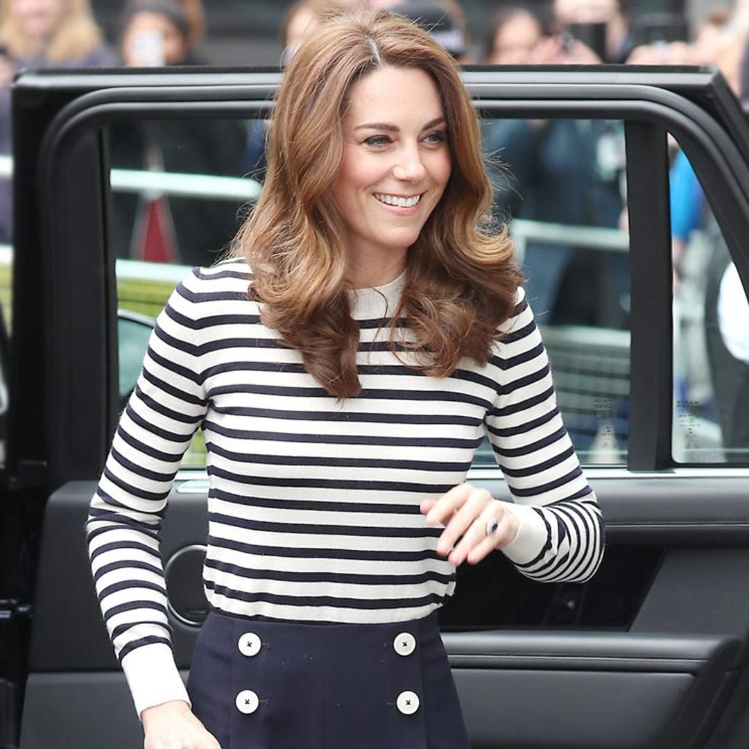 De 8 euros, con estilo marinero... Los 5 pantalones de Kate Middleton que hacen tipazo