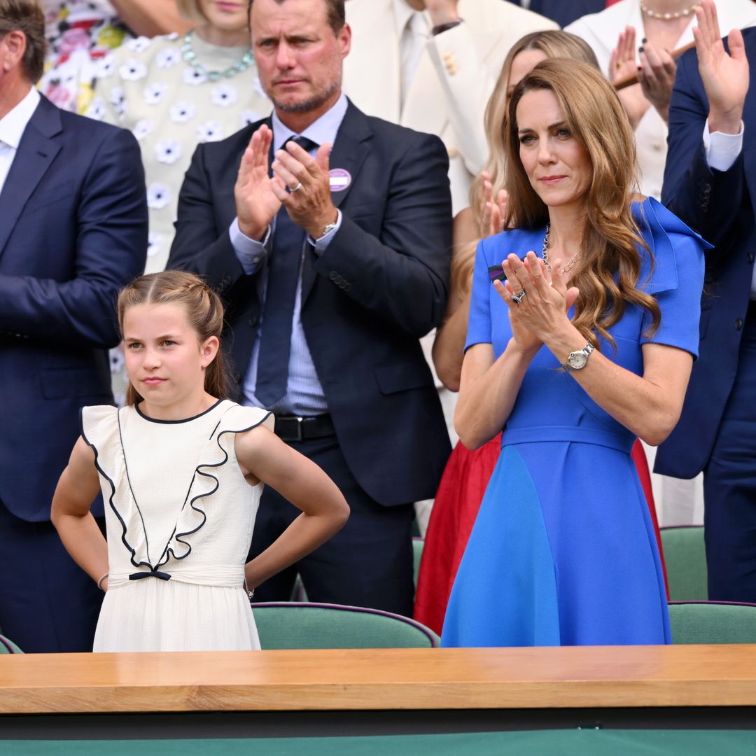 Duelo de reyes en Wimbledon: Kate, Guillermo y sus hijos coinciden con Felipe VI en la gran final de Alcaraz