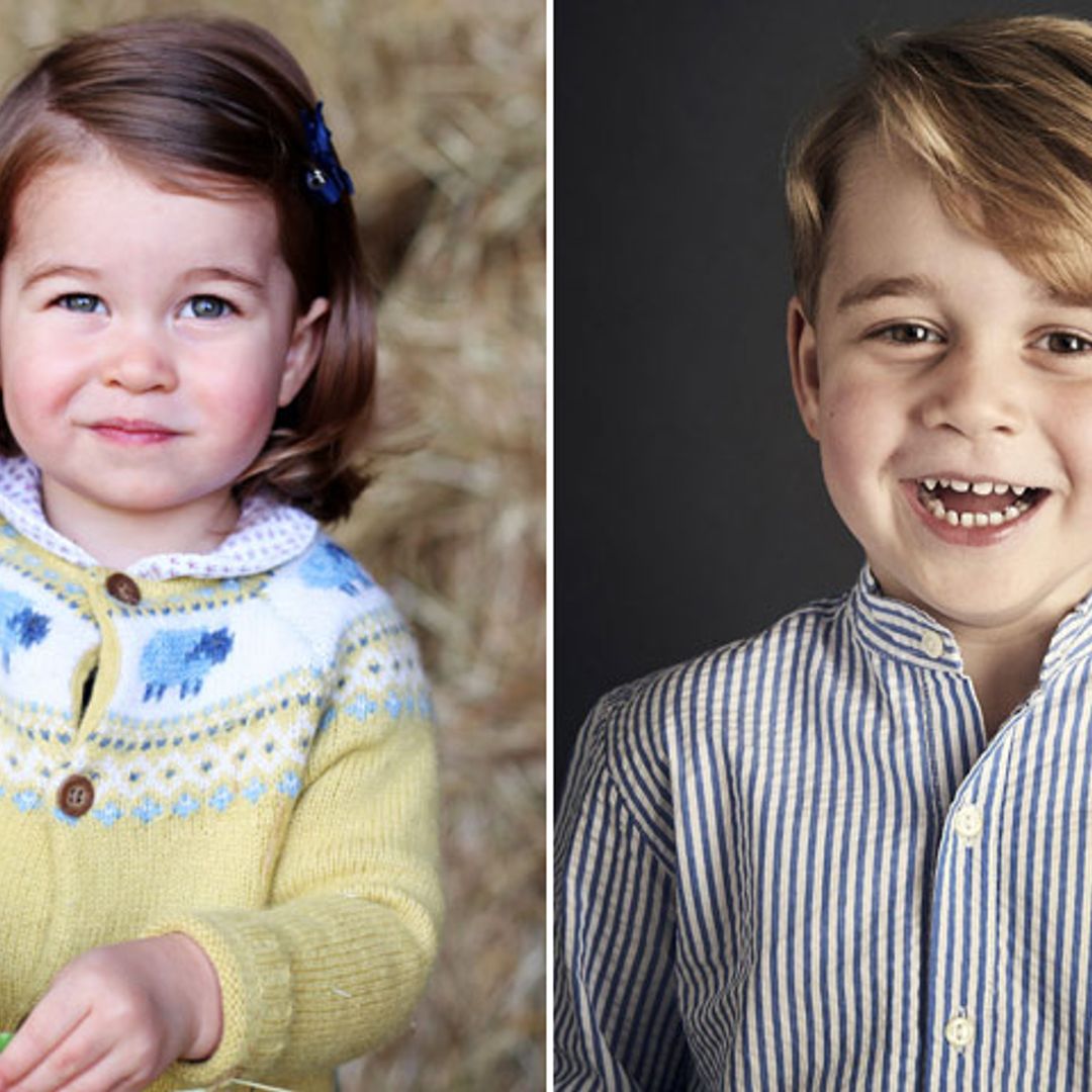 George y Charlotte de Cambridge, dos adorables hermanos mayores