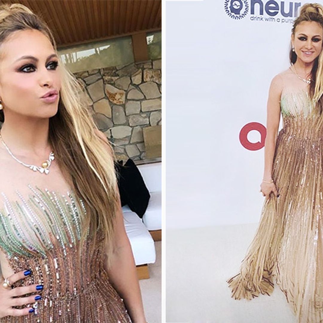 El contratiempo de Paulina Rubio en los Oscar que nadie vio