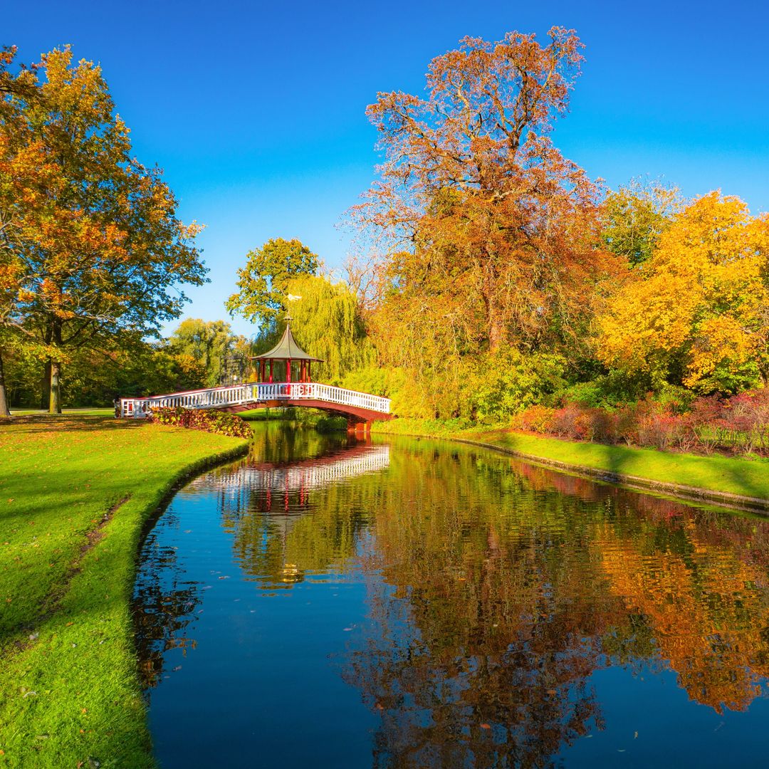 Otoño en el barrio de Frederiksberg.