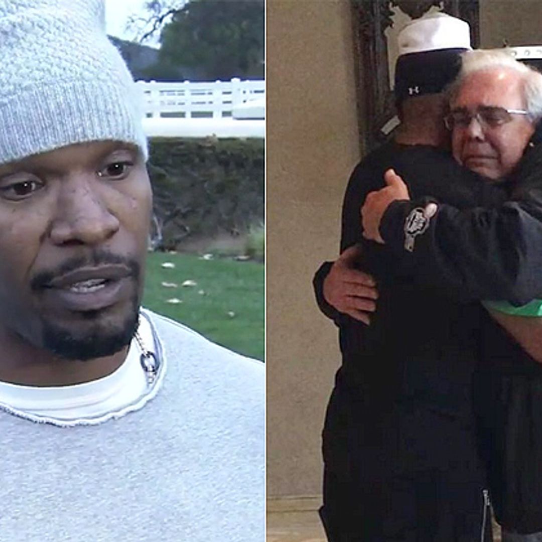 ¿Por qué este hombre llora desconsolado al abrazar al actor Jamie Foxx?