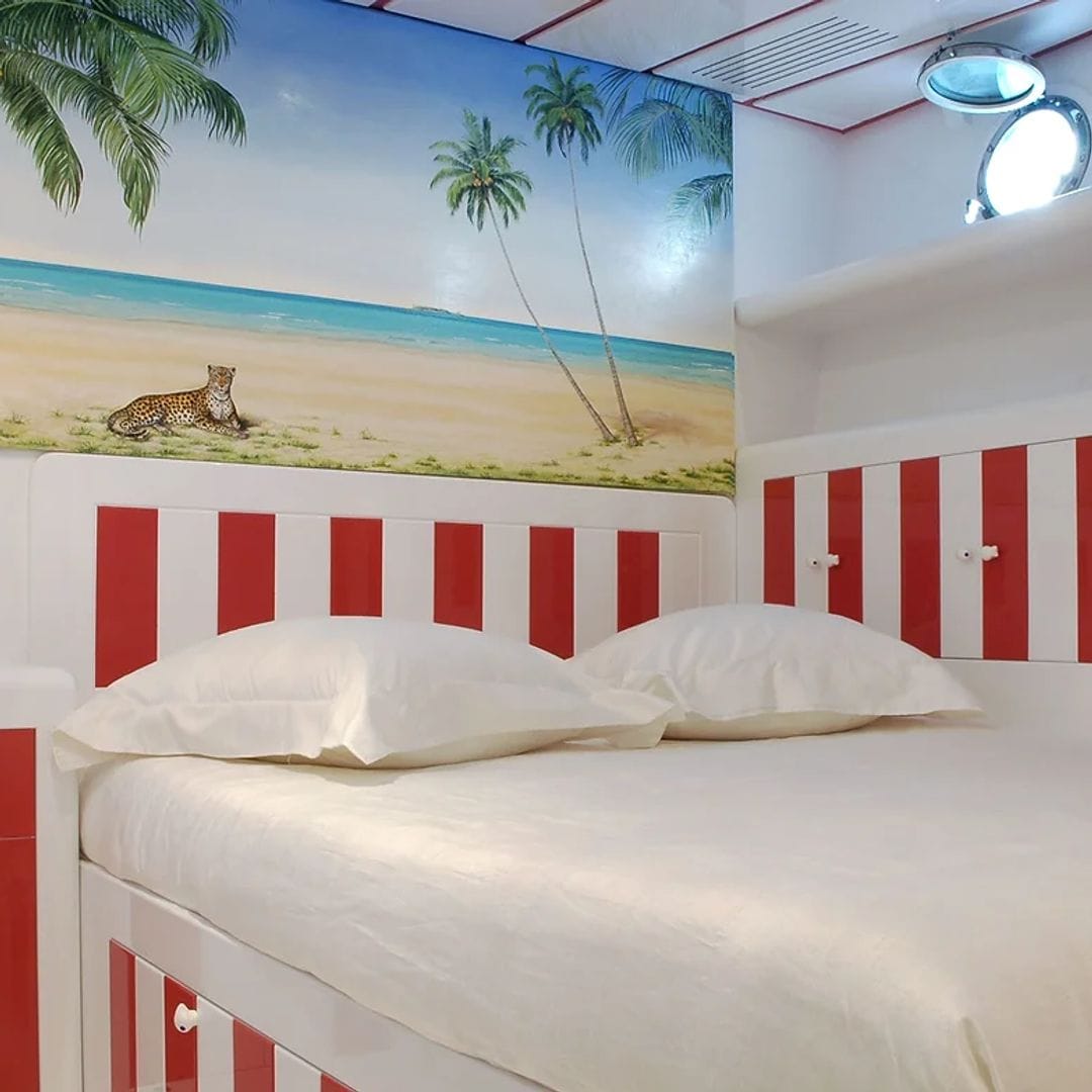 Cabina del Mata Mua, el barco de la baronesa Thyssen