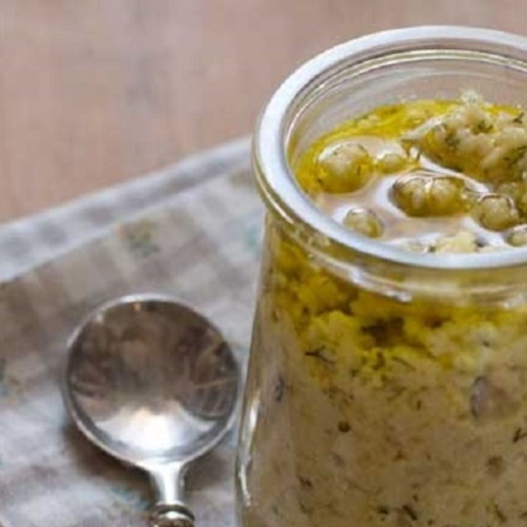 Pesto de pimiento y almendras