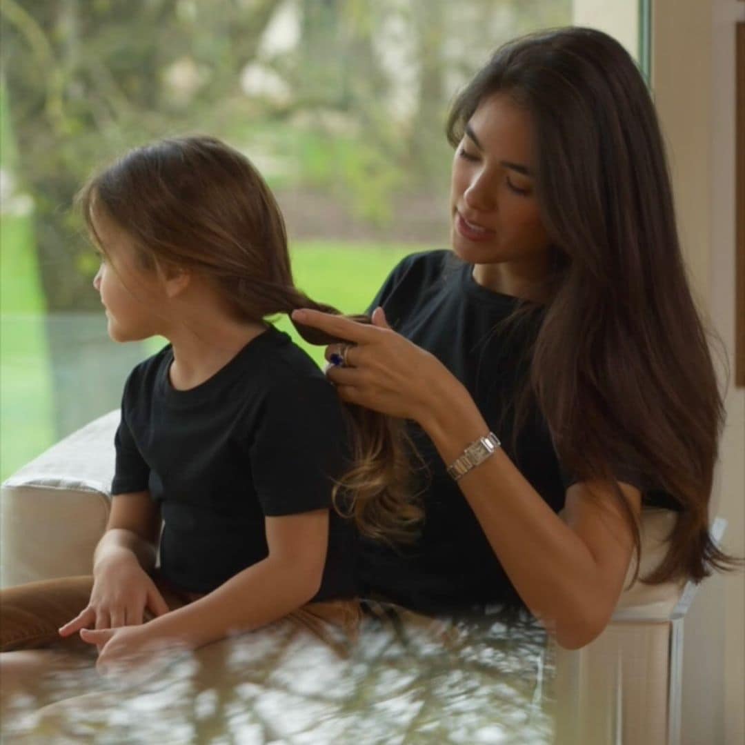 Blu Jerusalema, hija de Gianluca Vacchi y Sharon Fonseca, enternece con su acento italiano  
