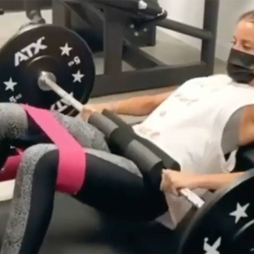 Marta Castro vuelve al ‘gym’ tras dar a luz a su bebé… ¡y ya tiene tipazo!