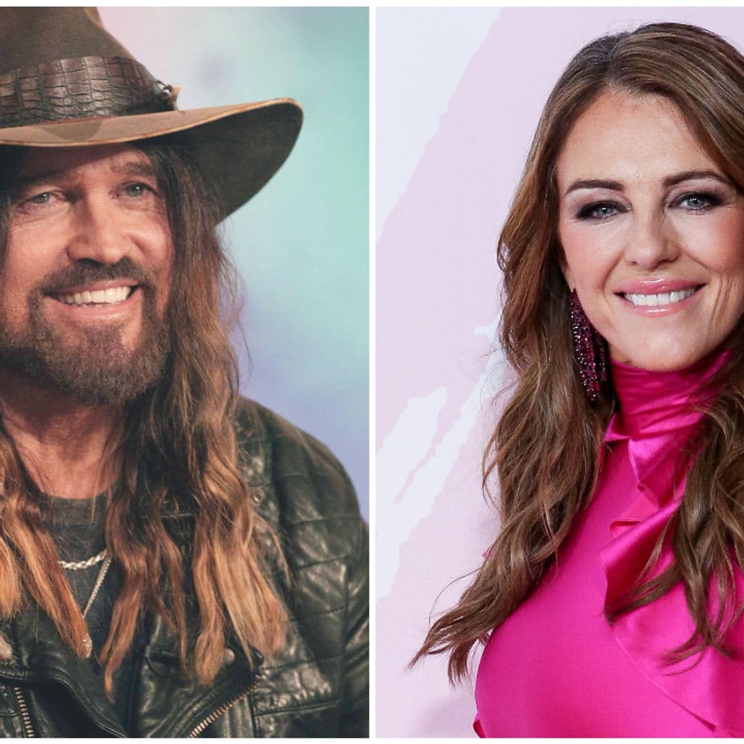 Billy Ray Cyrus revela el mensaje de texto de Elizabeth Hurley que encendió el romance