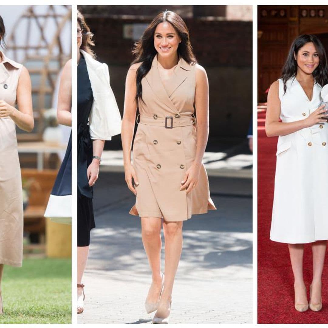 ¿Son los vestidos gabardina los favoritos de Meghan Markle?