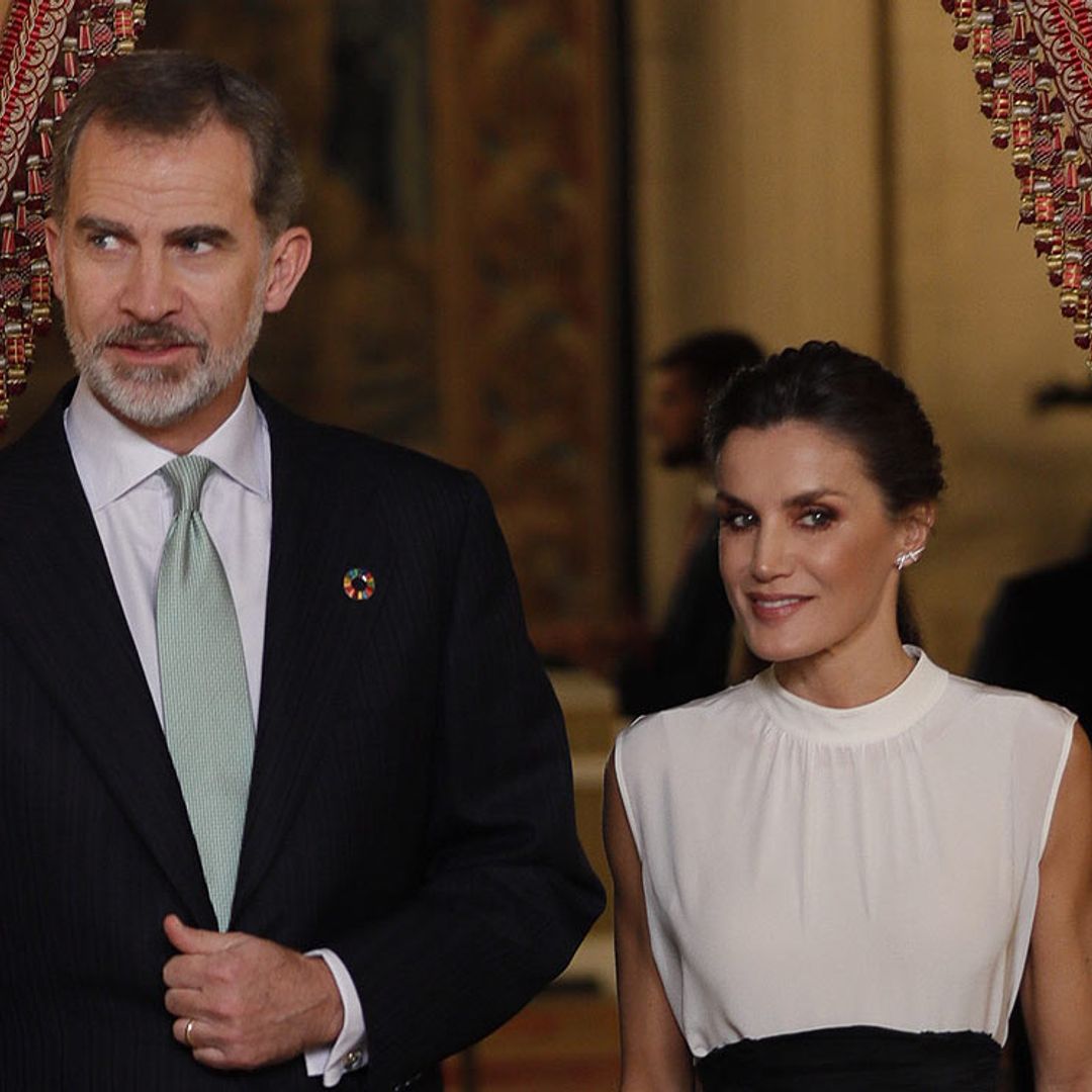 Un príncipe y un duque en la recepción de los Reyes a los asistentes a la Cumbre del Cambio Climático