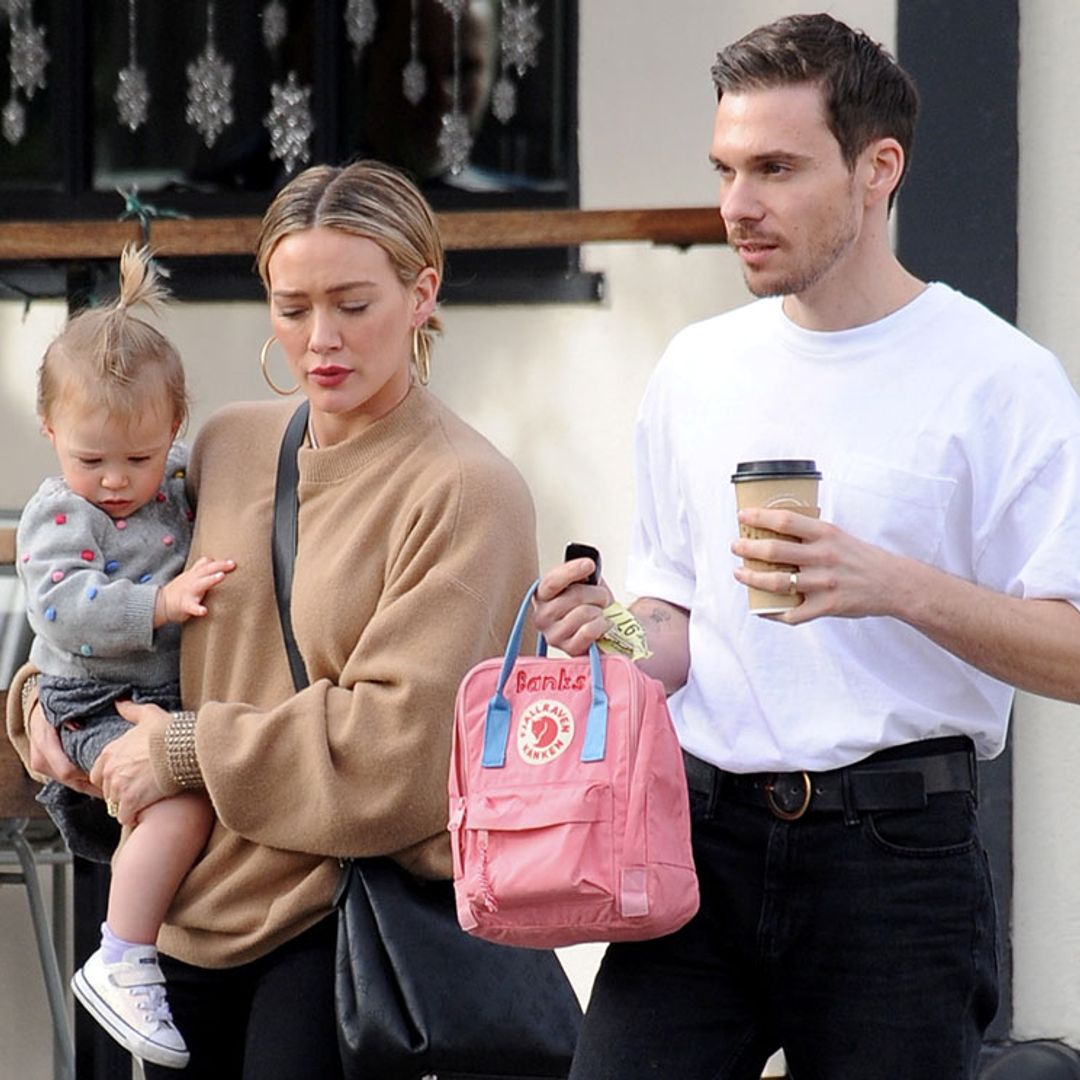Sonriente, en familia y luciendo anillo: primeras imágenes de Hilary Duff tras su matrimonio