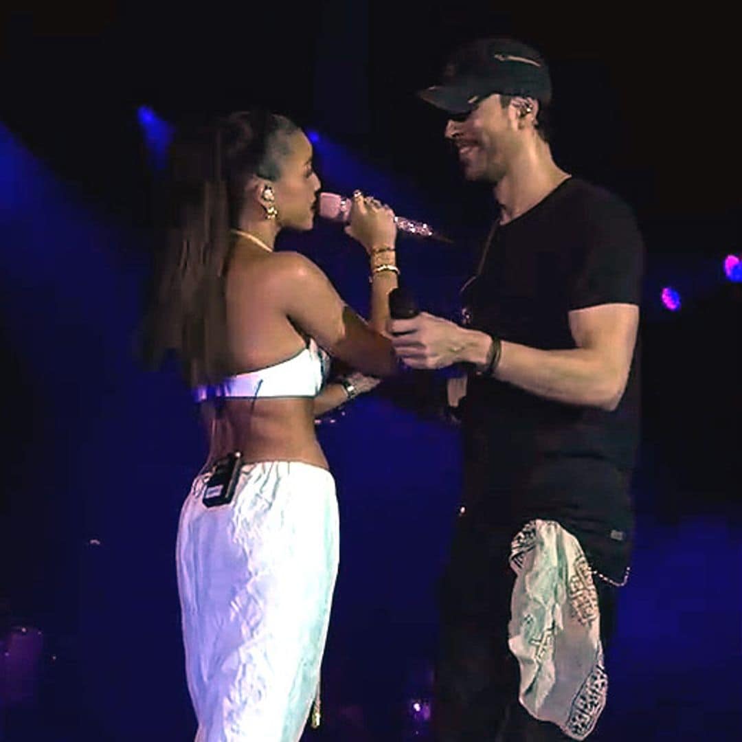 El beso viral de Enrique Iglesias y Emilia Mernes: así lo vivieron ellos
