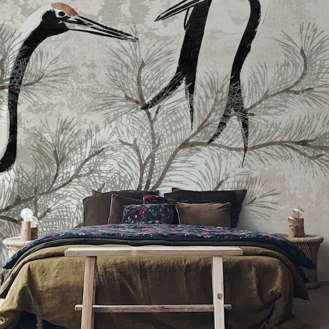 murales decoracion dormitorio hola