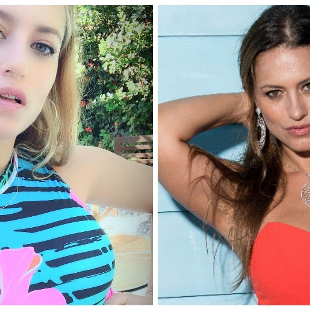 Lola Ponce, la esposa de Aarón Díaz, luce en tendencia con cada diseño en la playa