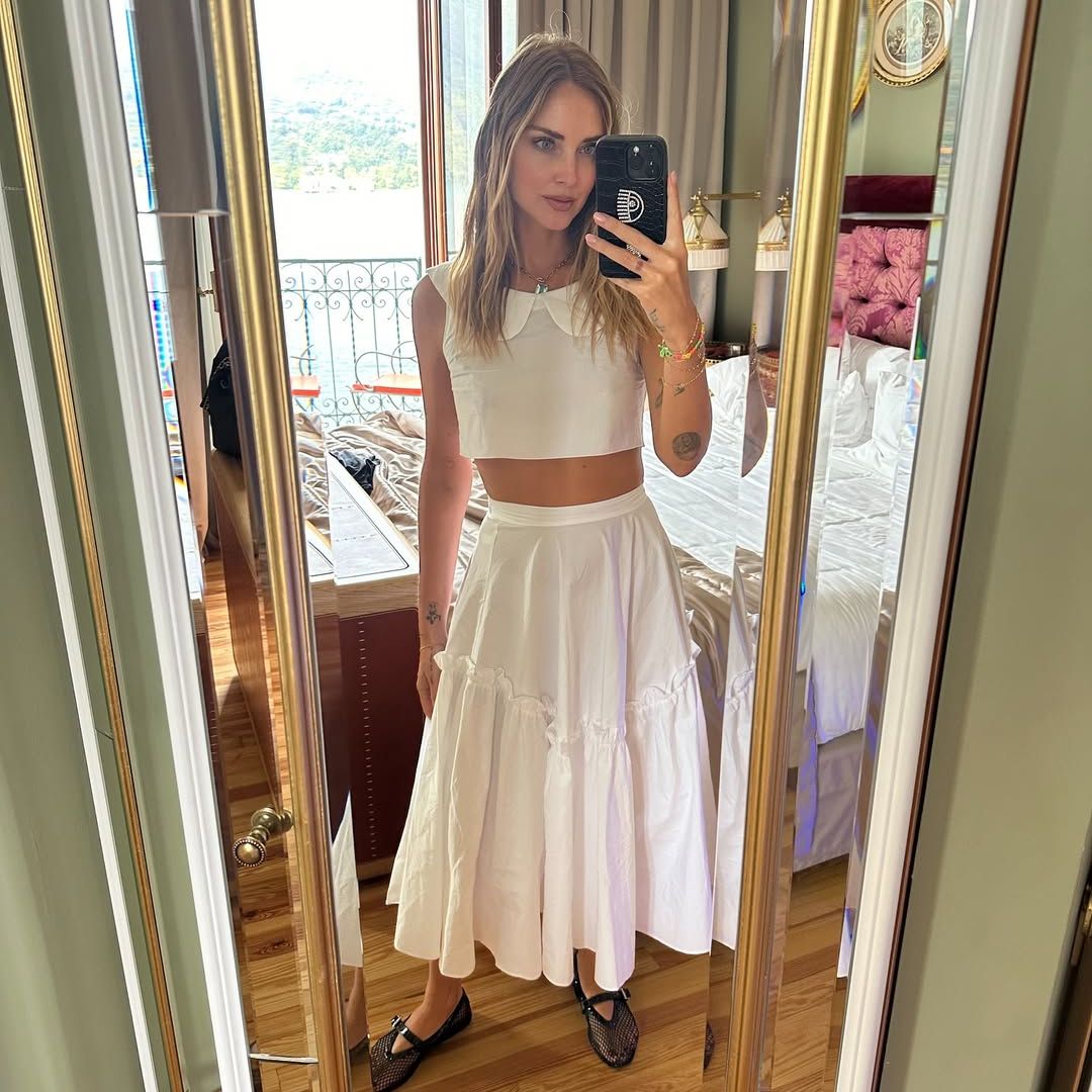 Chiara Ferragni en Lago de Como