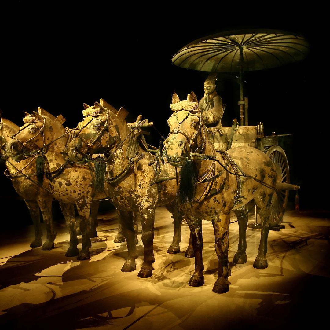 Guerreros de terracota de la ciudad de Xian, capital de la provincia de Shaanxi, China