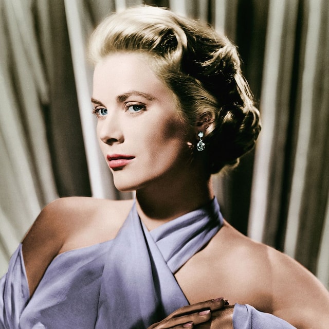 Retrato de de Grace Kelly en el apogeo de su carrera cinematográfica