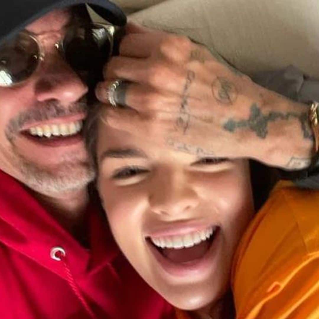 Marc Anthony y Nadia Ferreira se ríen —literalmente— de los rumores sobre su matrimonio