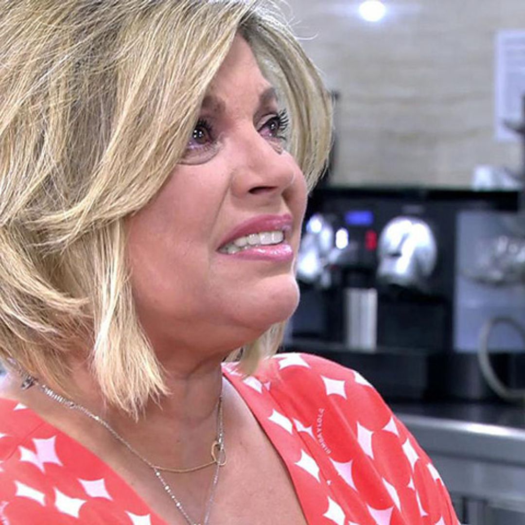 Terelu Campos regresa entre lágrimas al trabajo tras su delicada operación