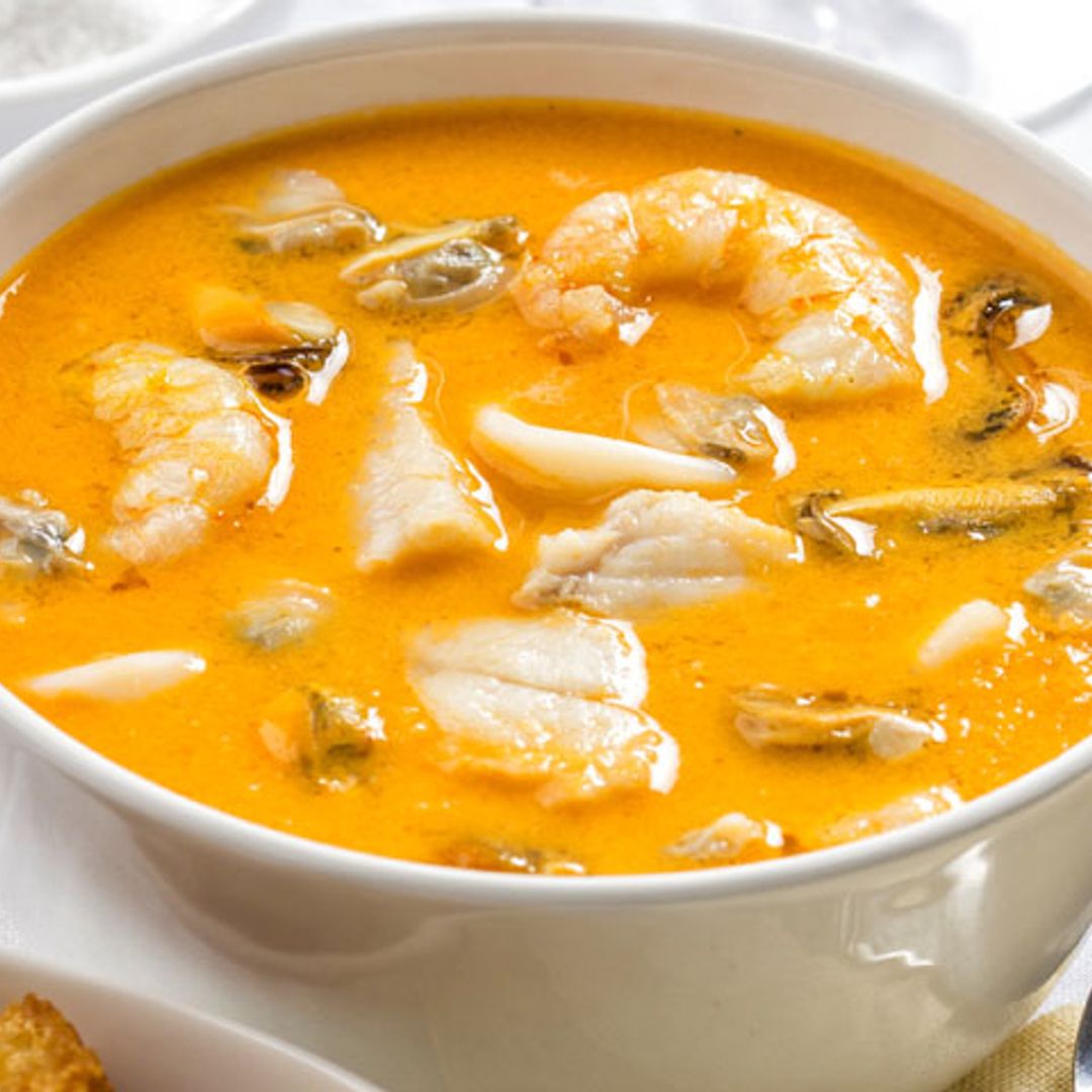 'Chowder' de marisco y pescado