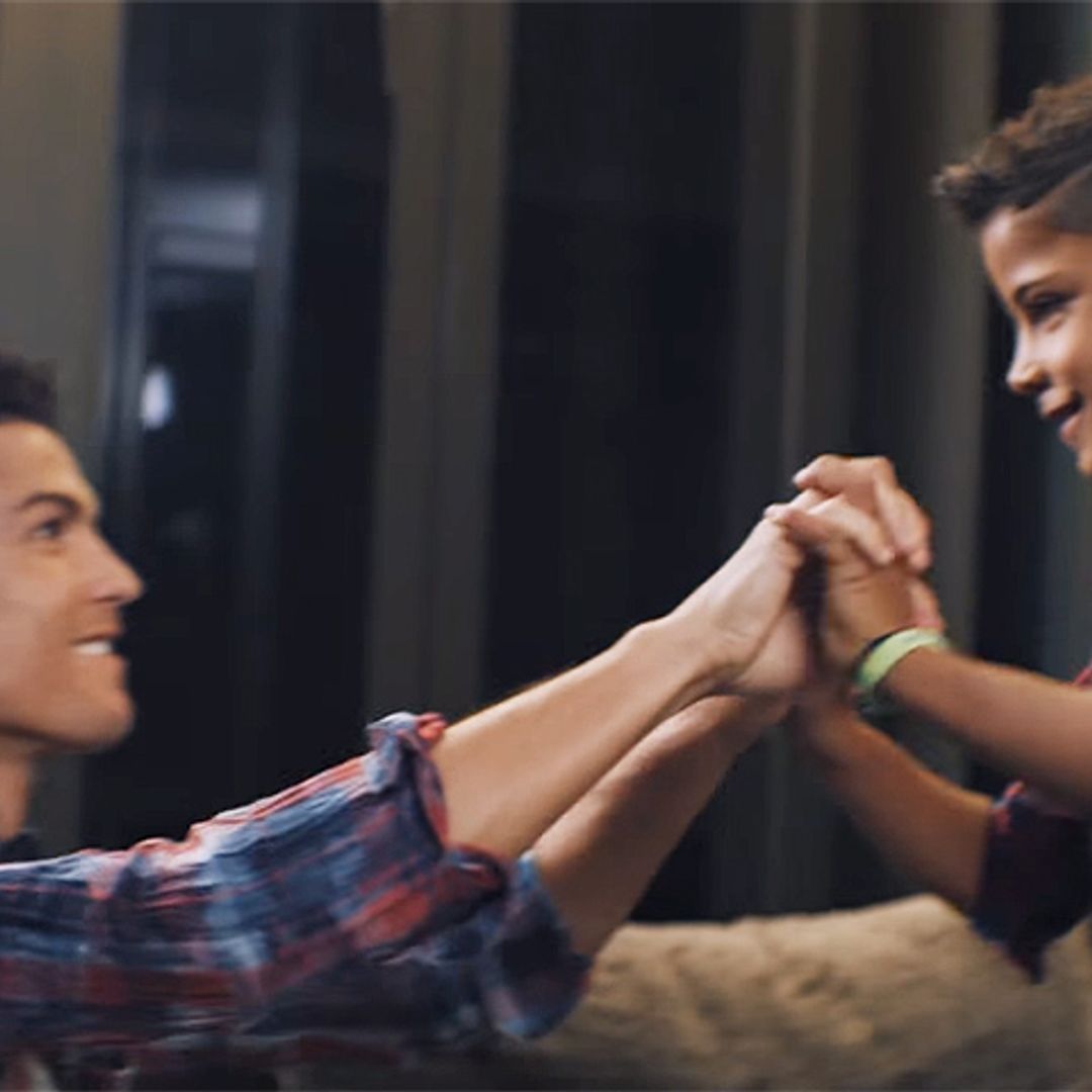 Cristiano Ronaldo y su hijo, mano a mano con su nueva colección