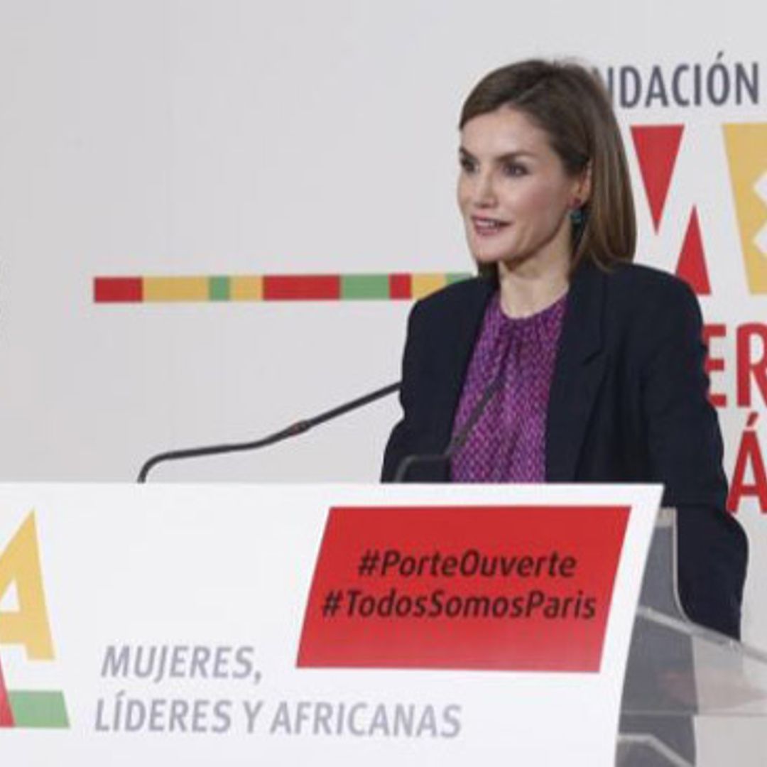 Doña Letizia: 'Cuesta sonreír hoy, pero vamos a hacerlo, es el primer paso para todo'