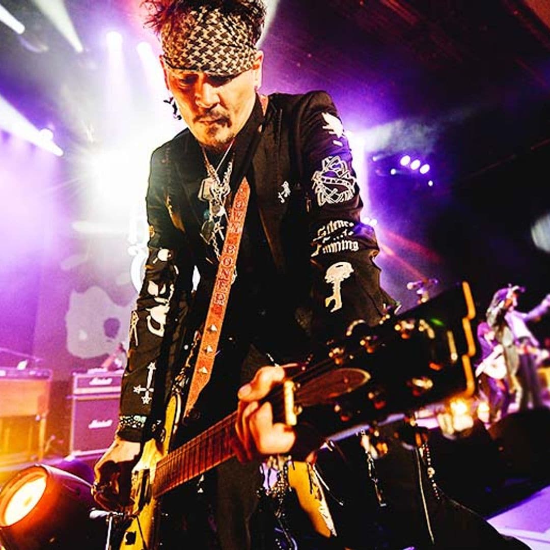 Johnny Depp, el gran actor que brilla sobre los escenarios musicales