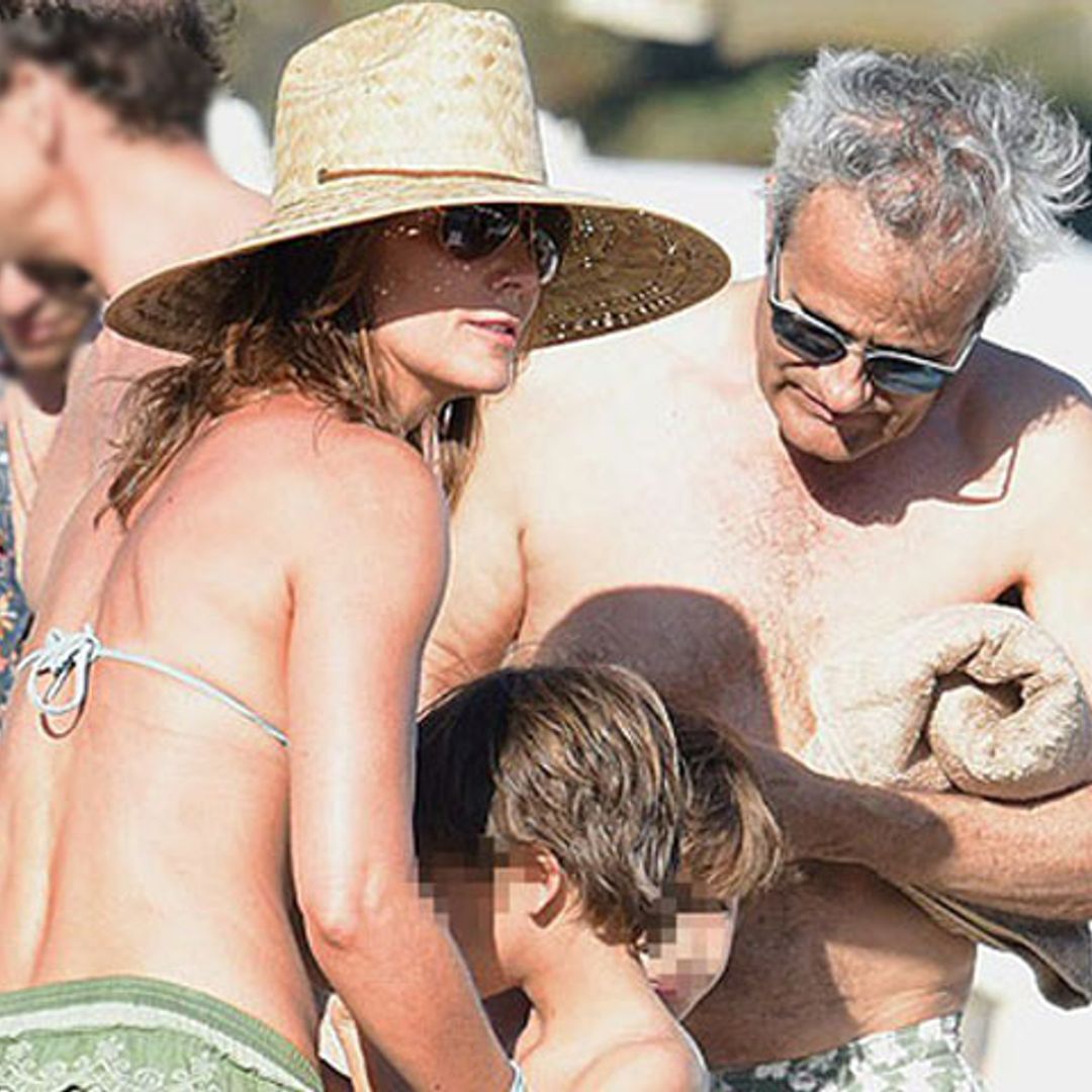 Mar Flores y Javier Merino, unos ex muy bien avenidos, de vacaciones en Ibiza
