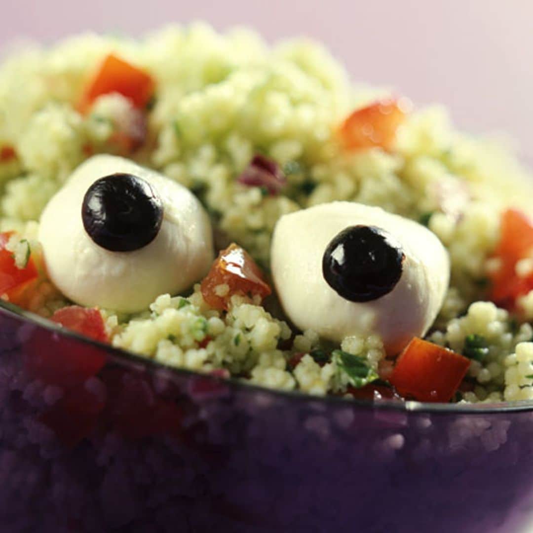 Ensalada de bulgur, tomate y 'mozzarella'