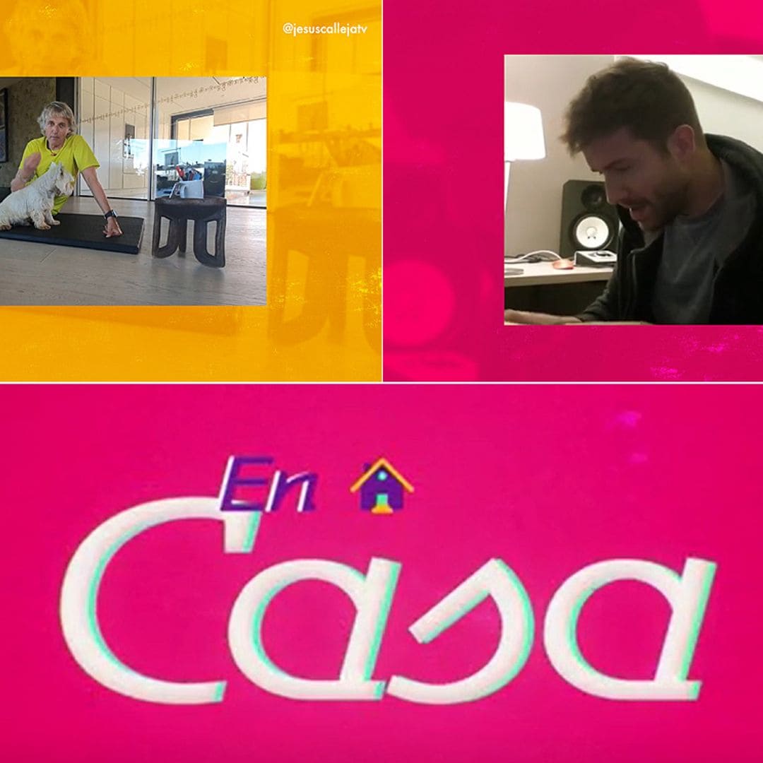 Pablo Alborán no para de trabajar ni Jesús Calleja de entrenar en este episodio de 'En casa'