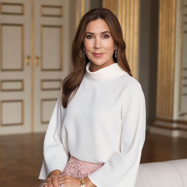 Retrato oficial de Mary de Dinamarca con motivo de su 53 cumpleaños