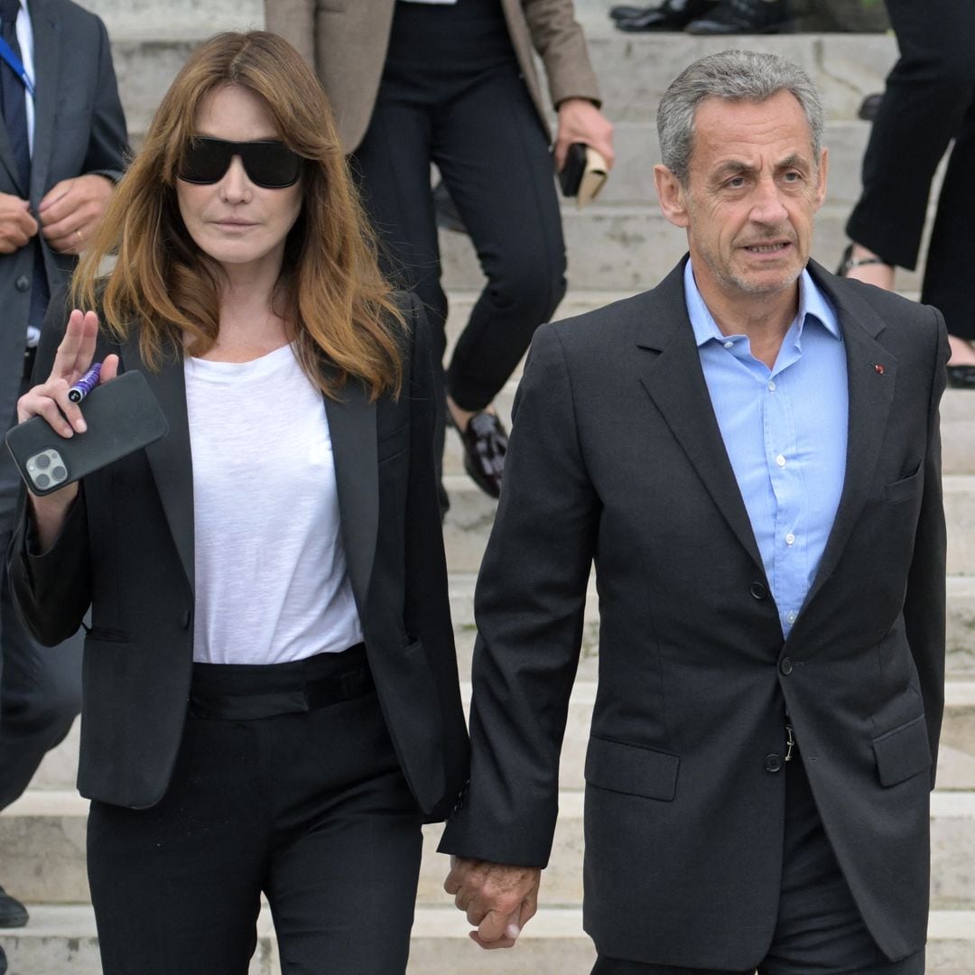 La familia de Sarkozy se moviliza ante su entrada en prisión: una manifestación y una carta de despedida