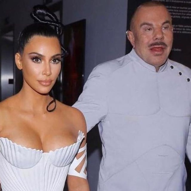 kim kardashian y manfred thierry mugler