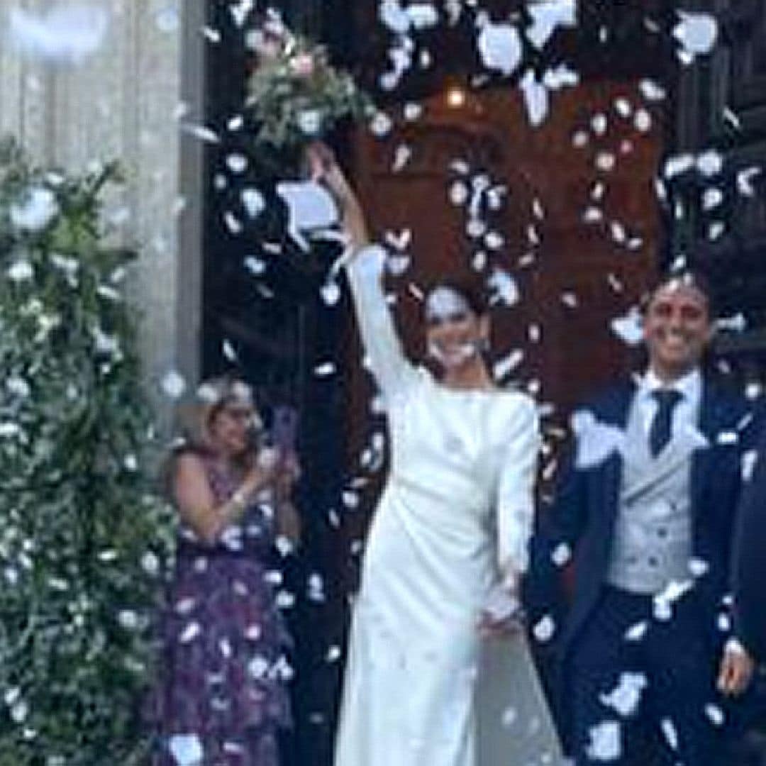 Los dos vestidos, el menú, el precioso papel de su hija... los detalles de la boda de Laura Verdasco, prima de Fernando