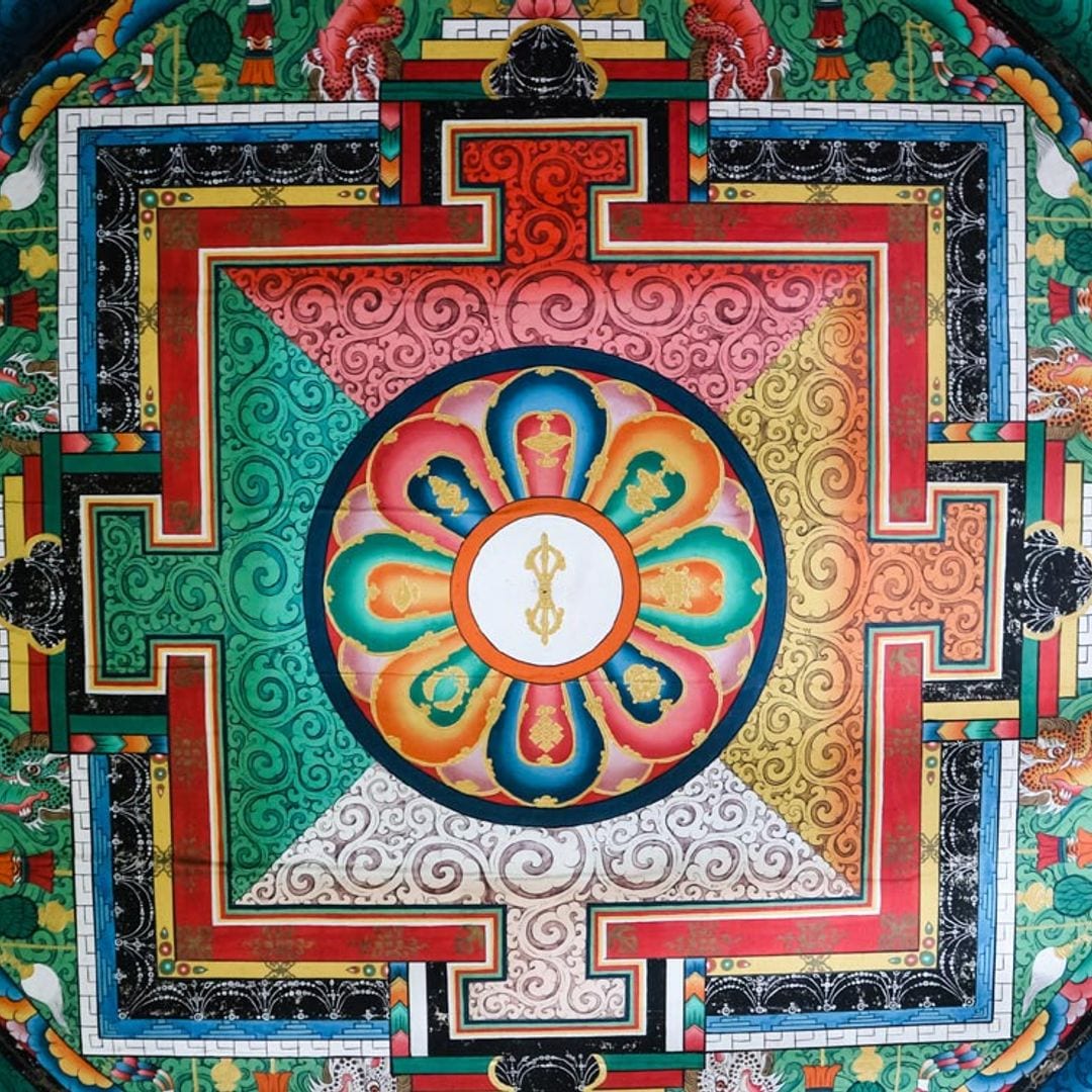 Este es el significado de los colores del mandala