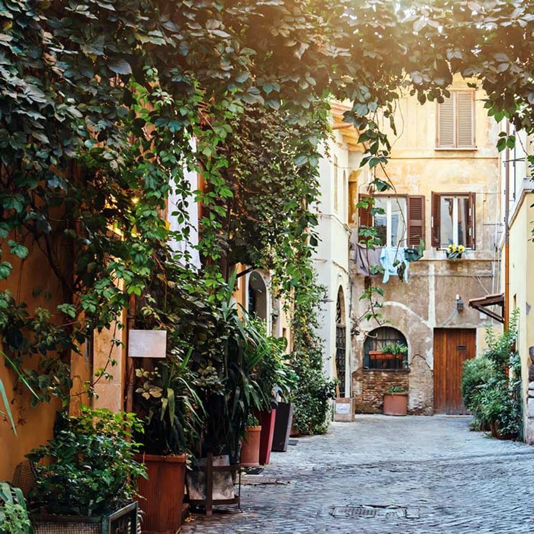 Planes en el barrio del Trastevere, la Roma más bohemia