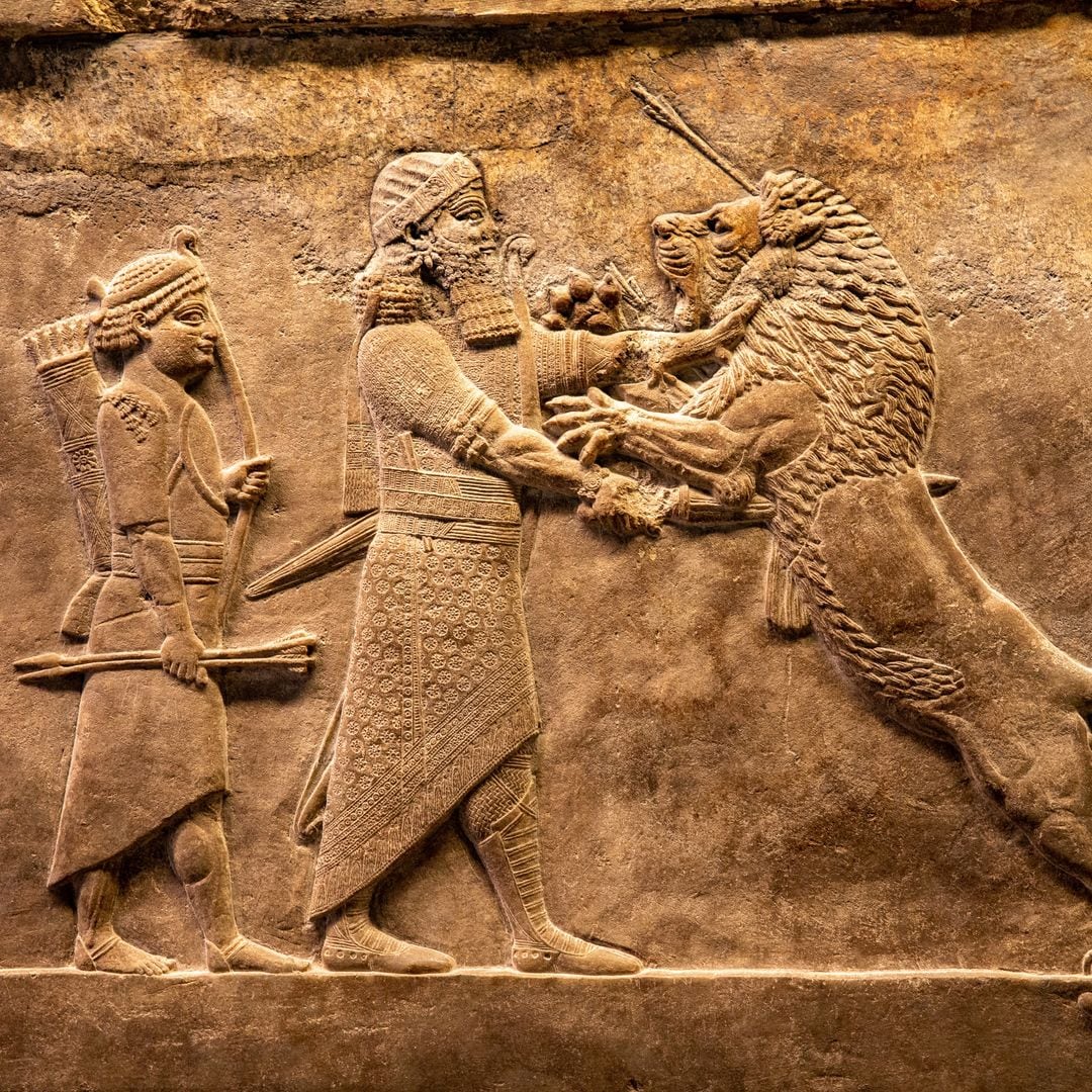 Ashurbanipal (Asurbanipal), obra del British Museum